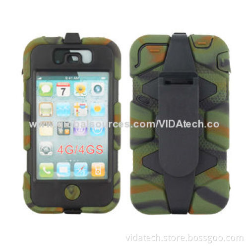 Combo Holster Heavy Duty Plastic Case for iPhone 4 4s and iPhone 5s, Manufacturer